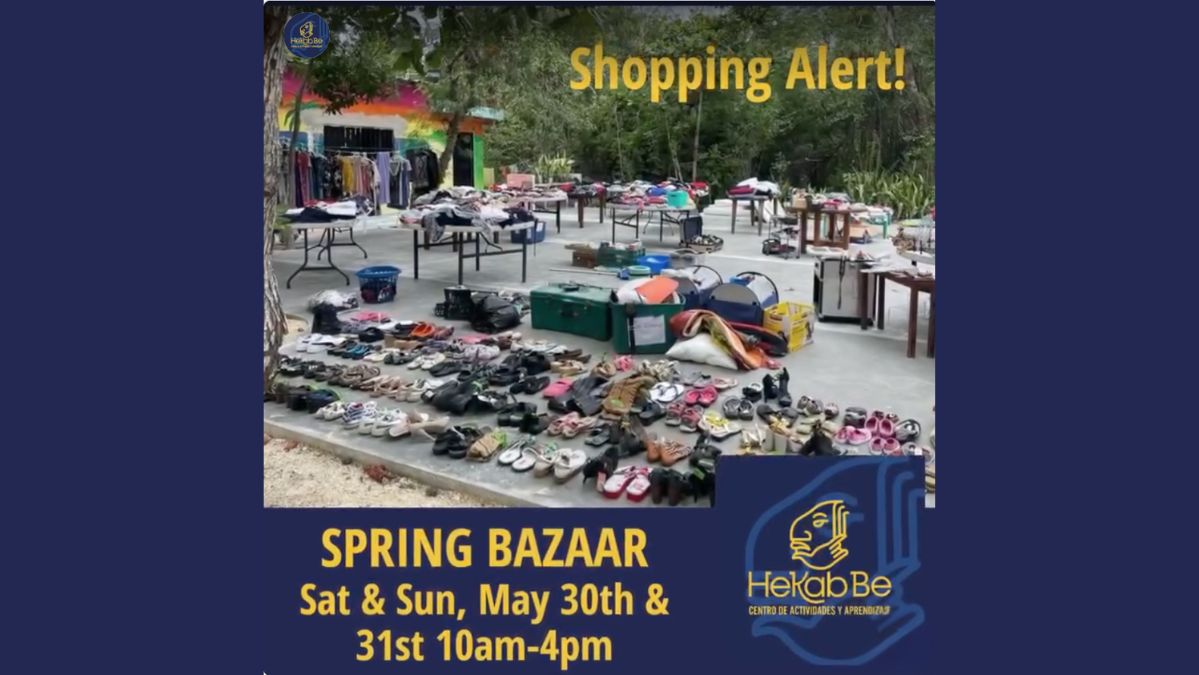 Spring Fundraising Bazaar at Hekab Be