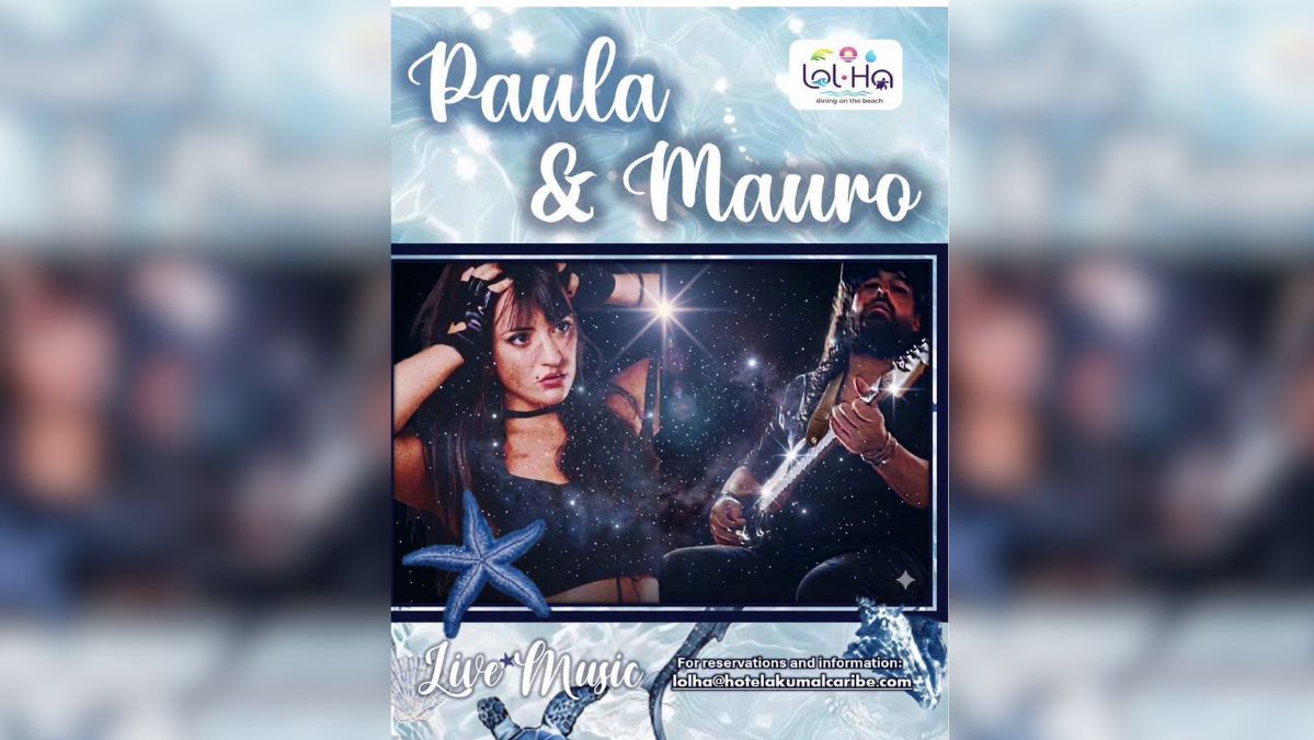 Paula & Mauro at Lol Ha in Akumal