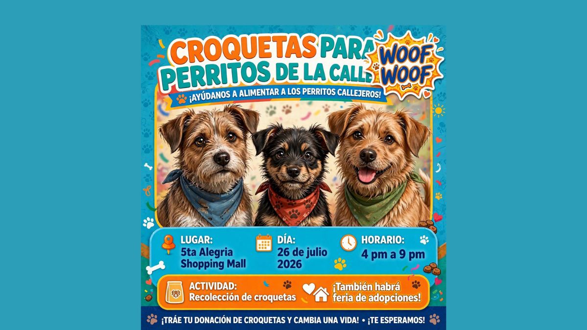 Dog Food Drive & Adoption Fair at Quinta Alegría