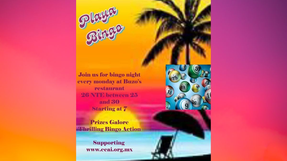 Playa Charity Bingo Night at Buzos