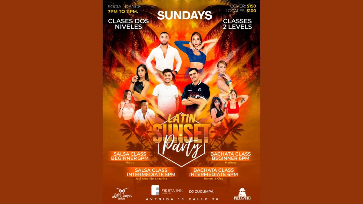 Latin Sunset Party at Fiesta Inn Rooftop