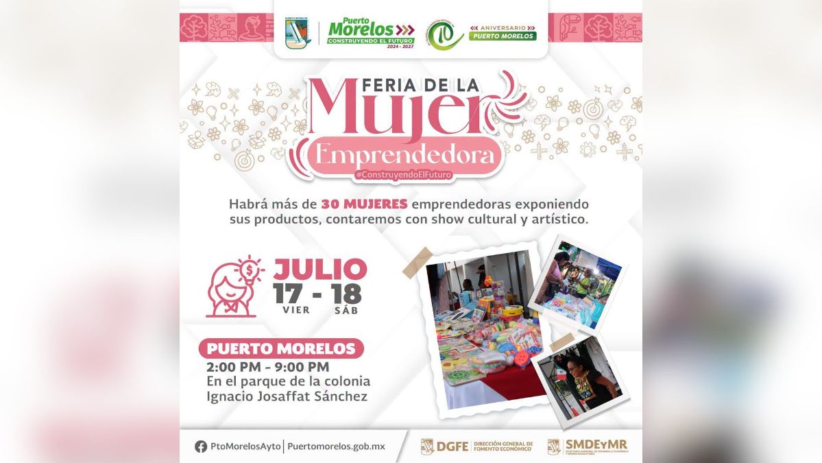 Women Entrepreneurs Fair in Puerto Morelos