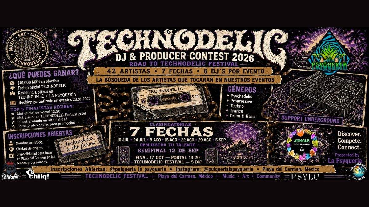 Technodelic DJ & Producer Contest - August 15 Qualifier