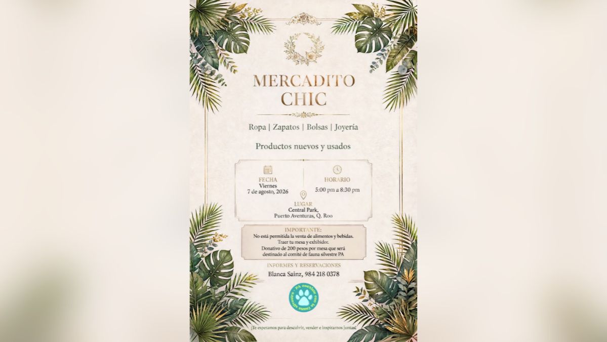 Mercadito Chic at Central Park Puerto Aventuras