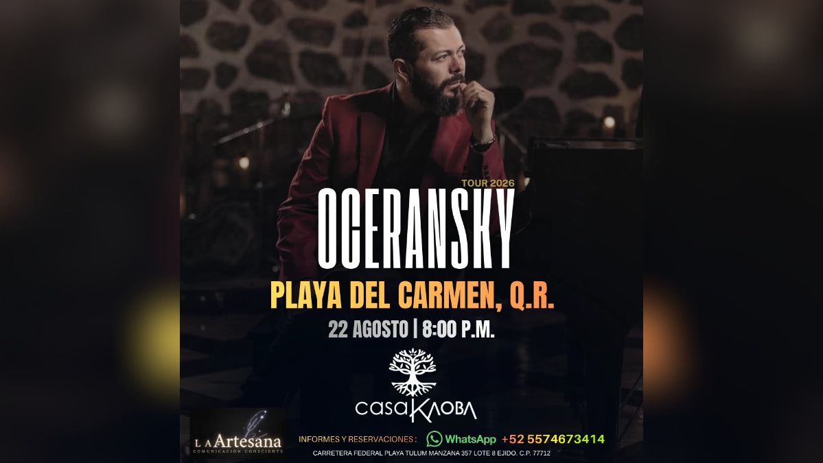 Edgar Oceransky Live in Playa del Carmen