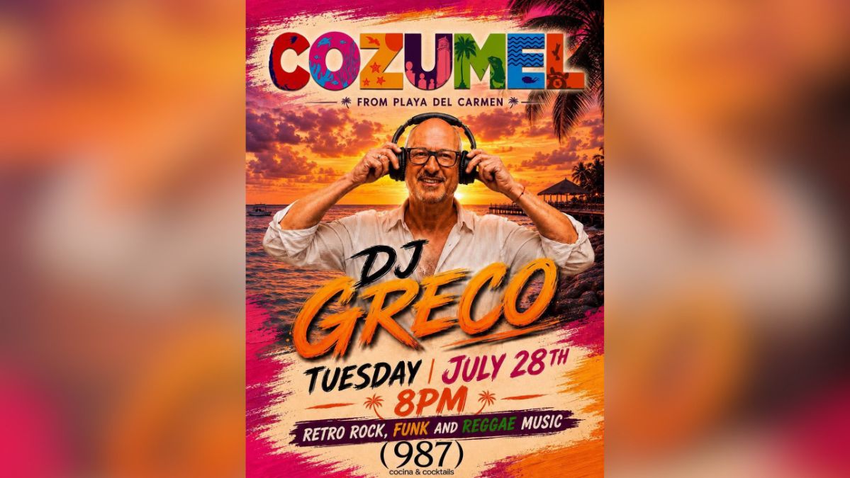 DJ Greco at 987 on Cozumel