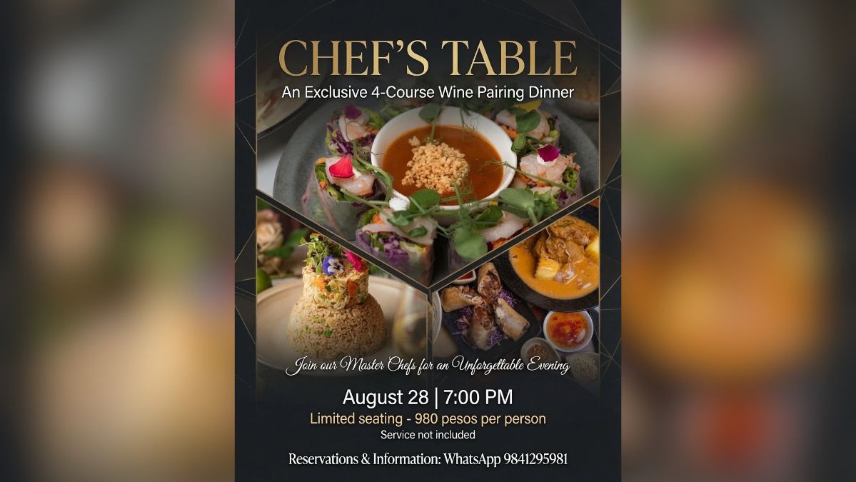 Chef’s Table Dinner at YUM YUM by George
