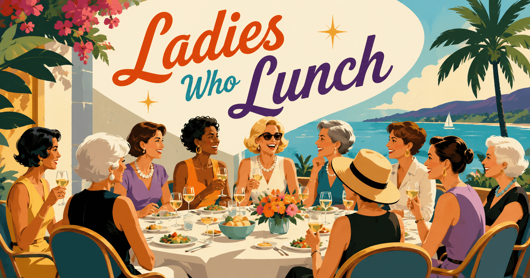 Ladies Who Lunch in Puerto Aventuras