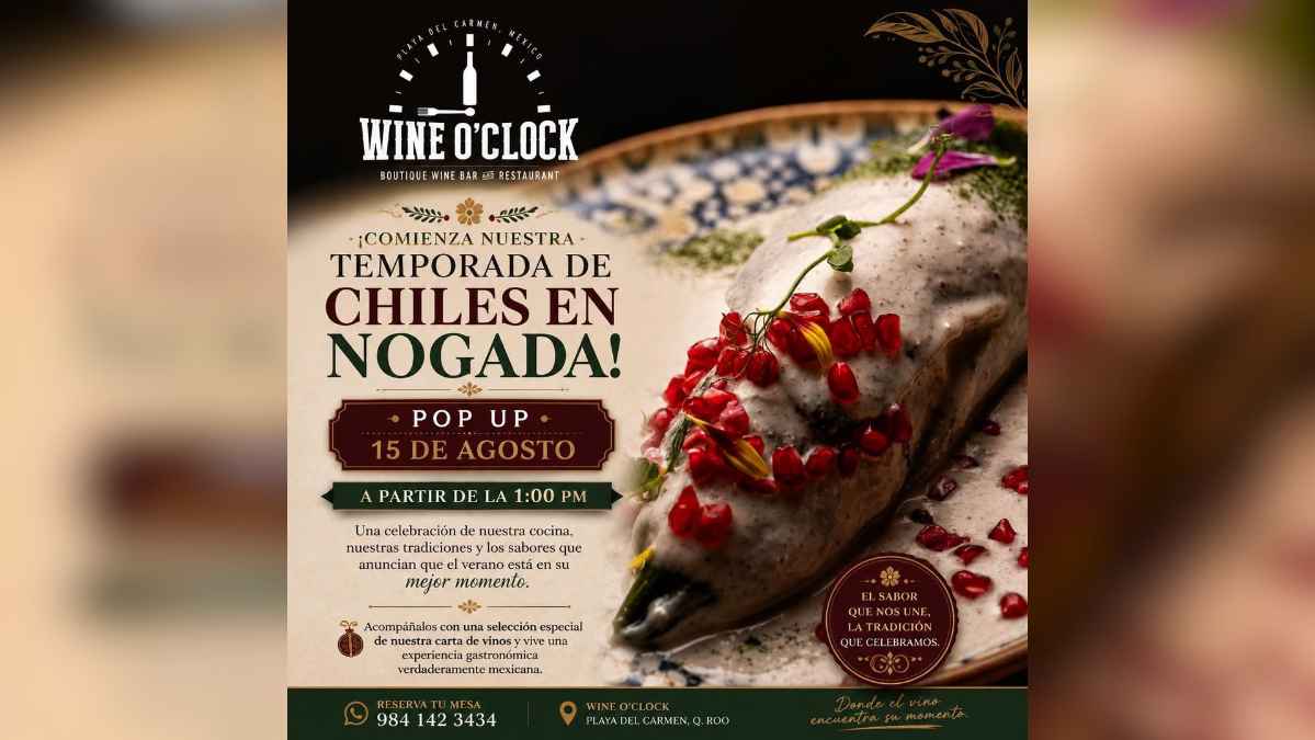 Chiles en Nogada Pop-Up at Wine O'Clock