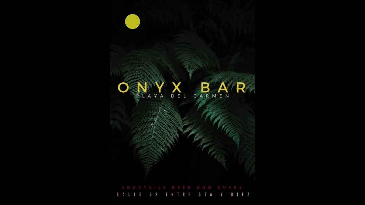 Chaz Mendoza at Onyx Bar