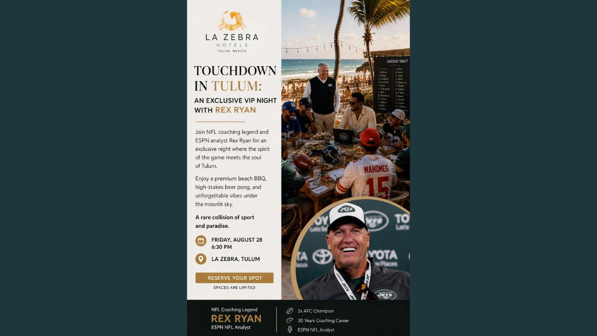 Touchdown in Tulum with Rex Ryan