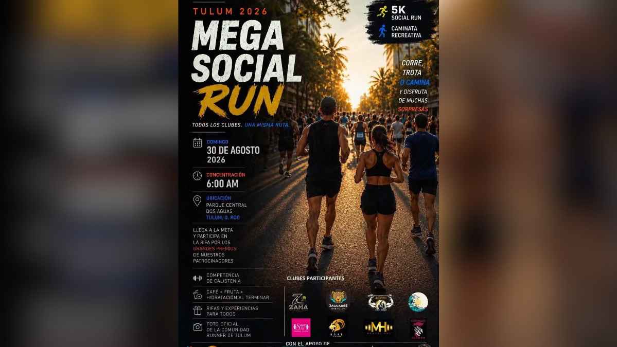 Mega Social Run Tulum 2026