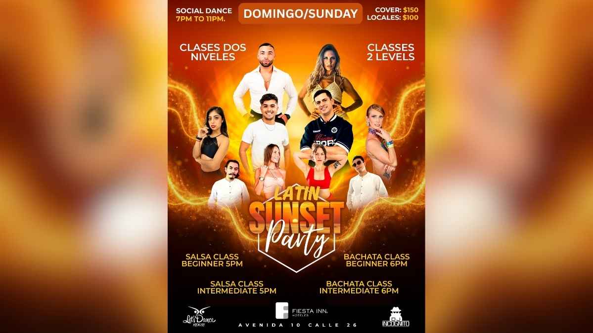 Latin Sunset Party at Fiesta Inn Rooftop