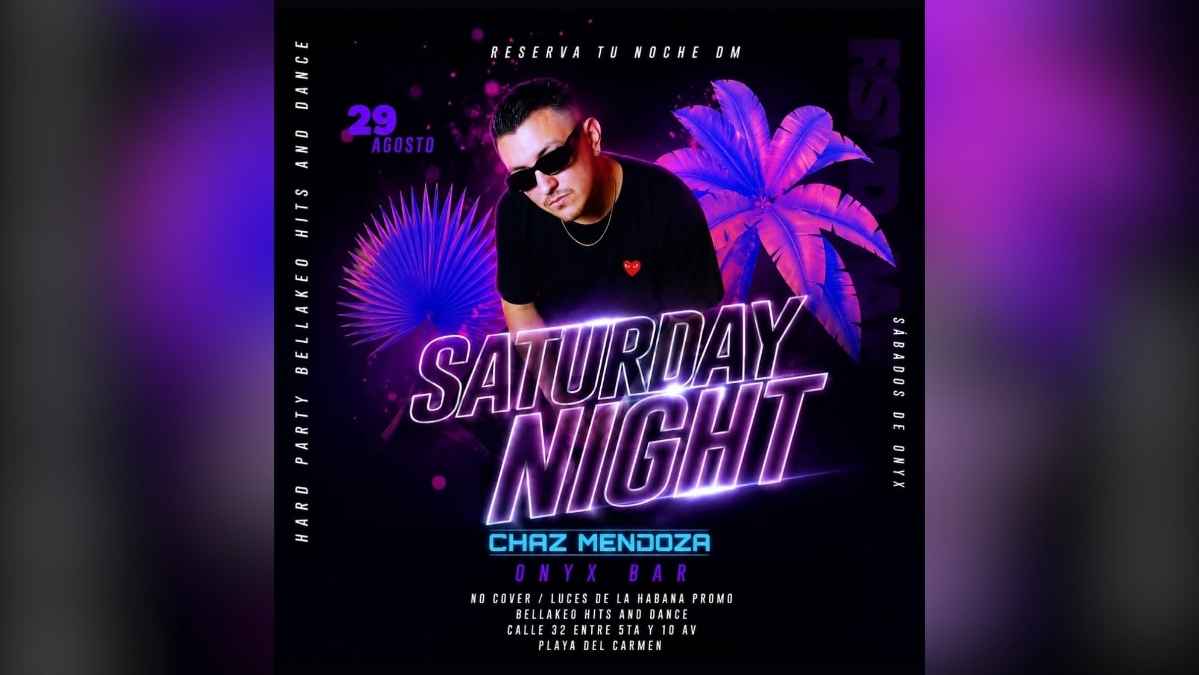 Saturday Night with Chaz Mendoza