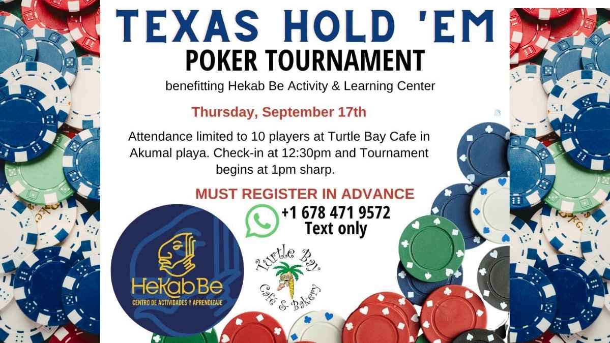 Texas Hold ’Em Fundraiser for Hekab Be