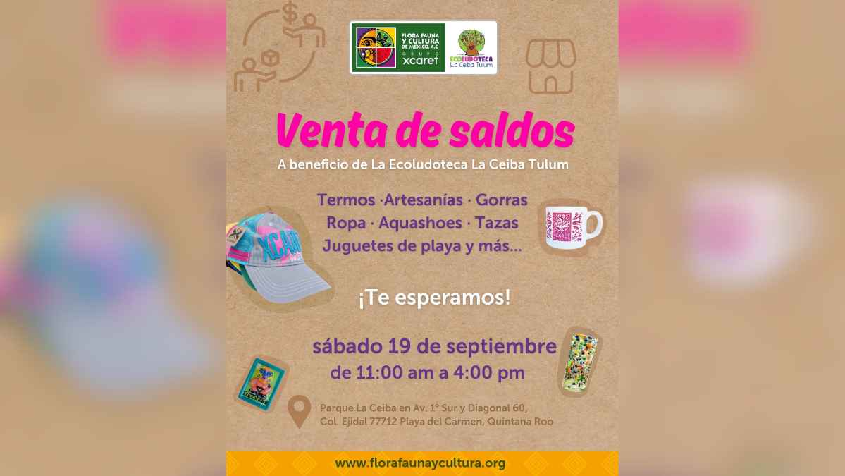 Benefit Sale for Ecoludoteca La Ceiba Tulum