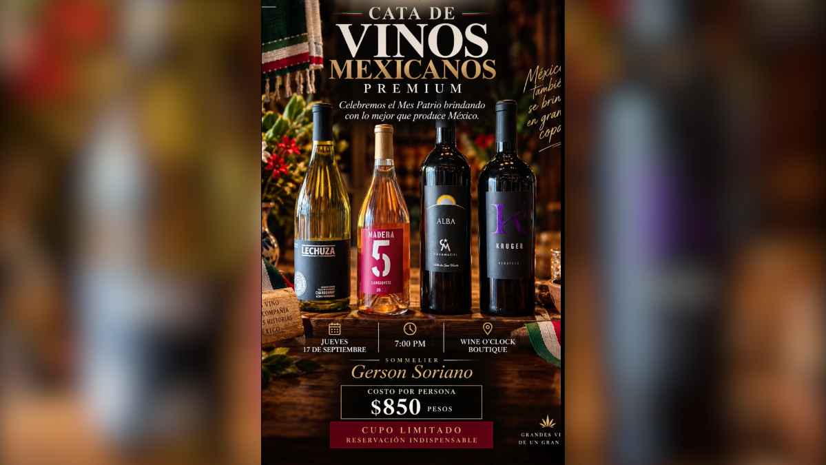 Premium Mexican Wine Tasting at Wine O’Clock Boutique