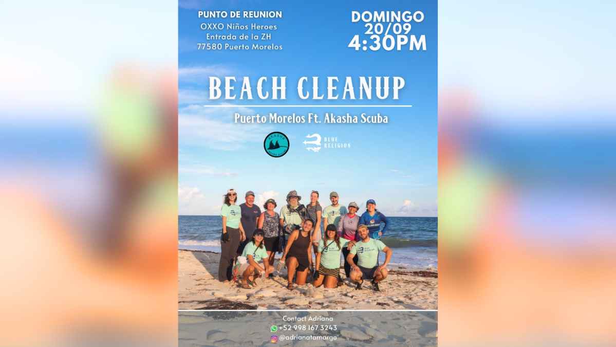 Puerto Morelos Beach Cleanup