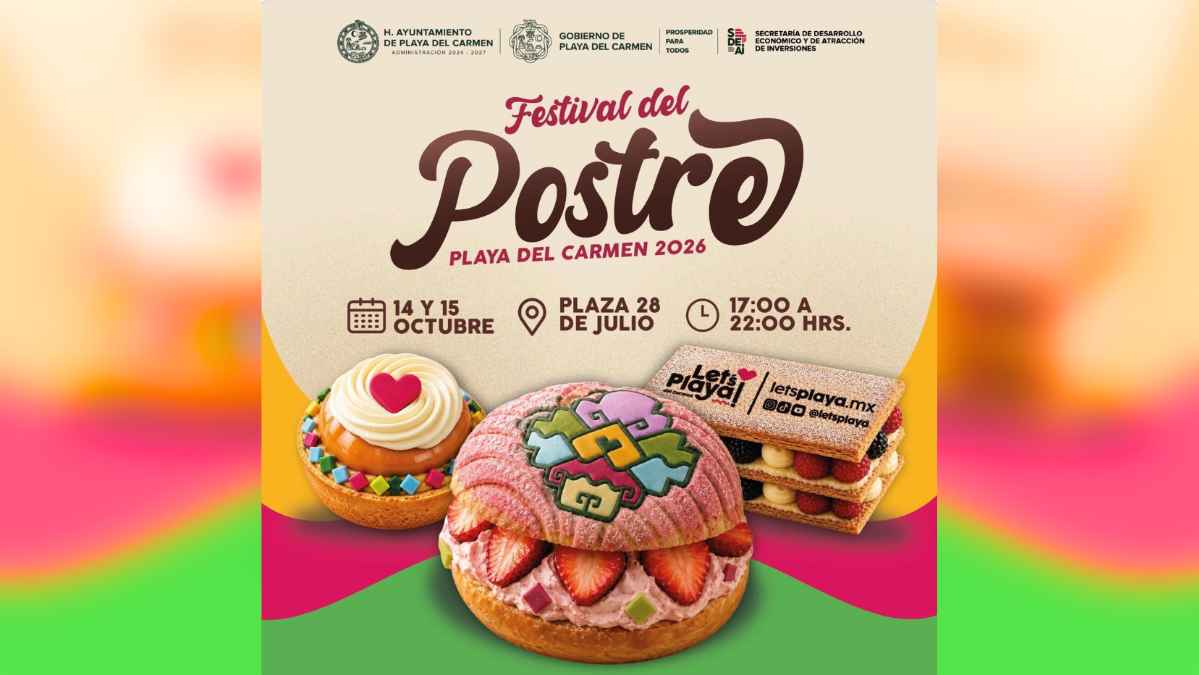 Festival del Postre Playa del Carmen 2026