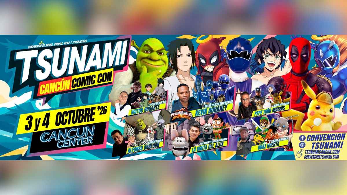 Tsunami Cancún Comicon 