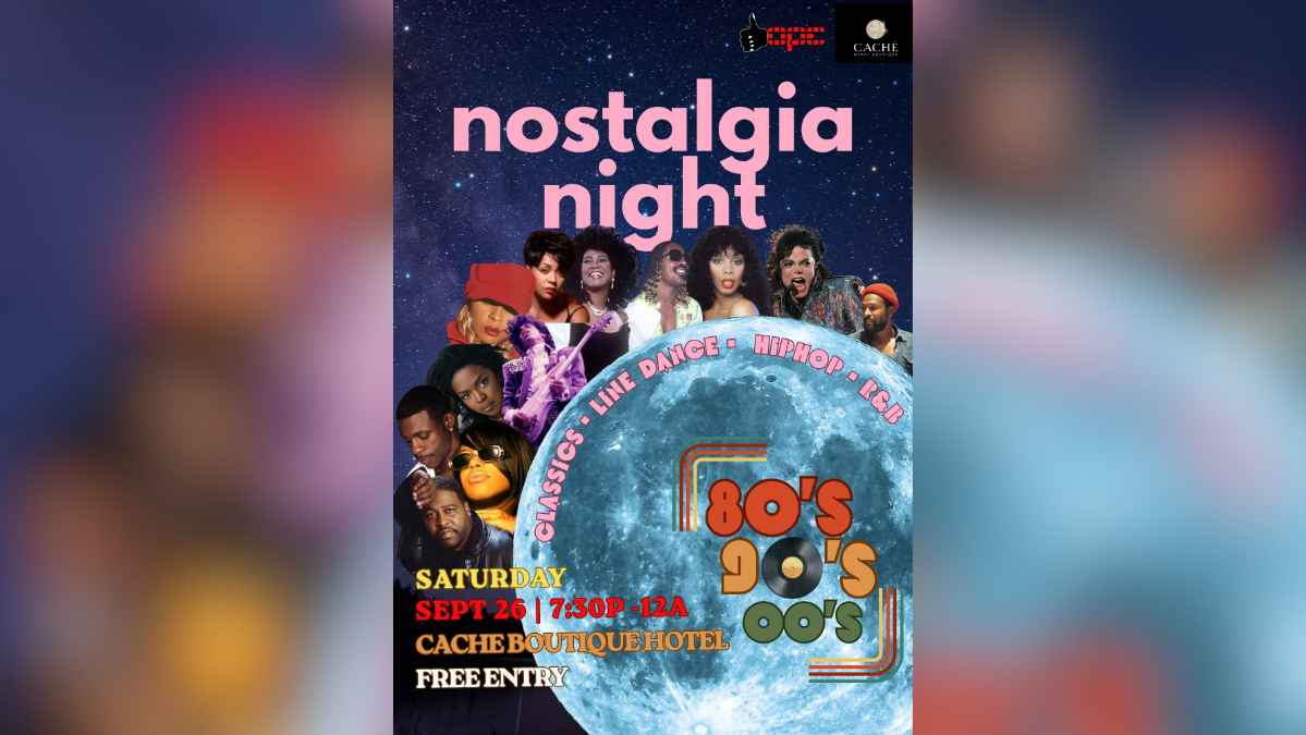 Nostalgia Night at Caché Hotel Boutique