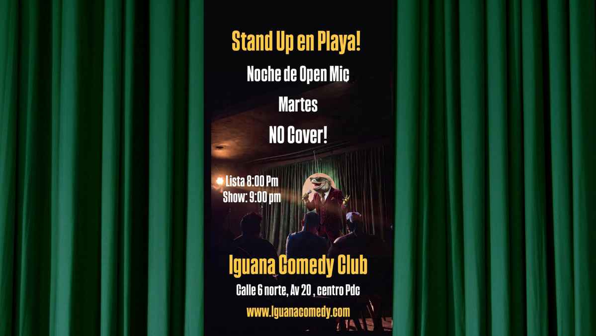 Iguana Comedy Spanish Open Mic