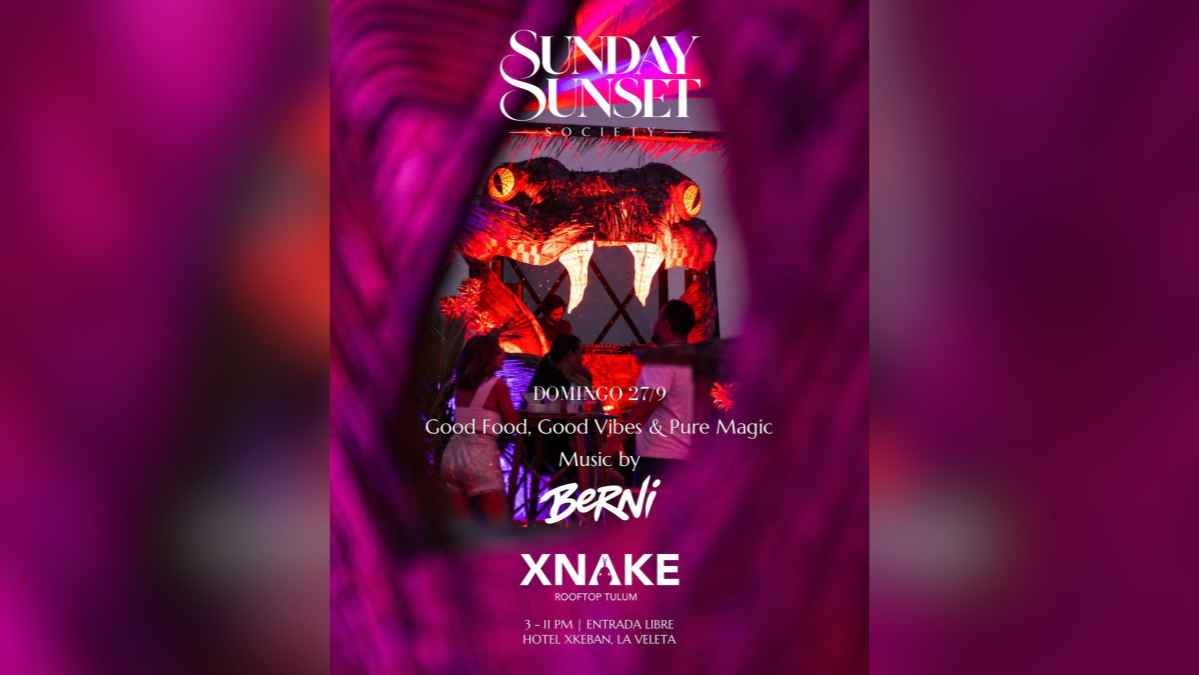 Sunday Sunset Society at Xnake Rooftop
