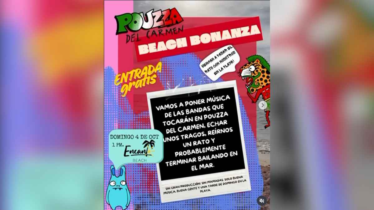Pouzza del Carmen Beach Bonanza