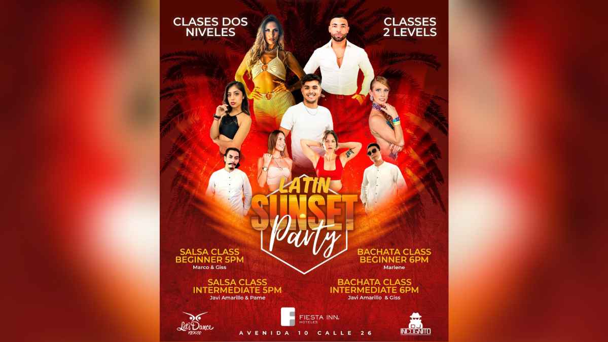 Latin Sunset Dance Party at Fiesta Inn Rooftop
