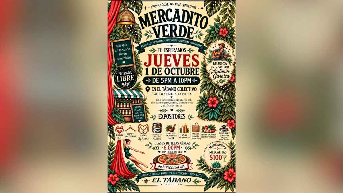Mercadito Verde at El Tábano Colectivo