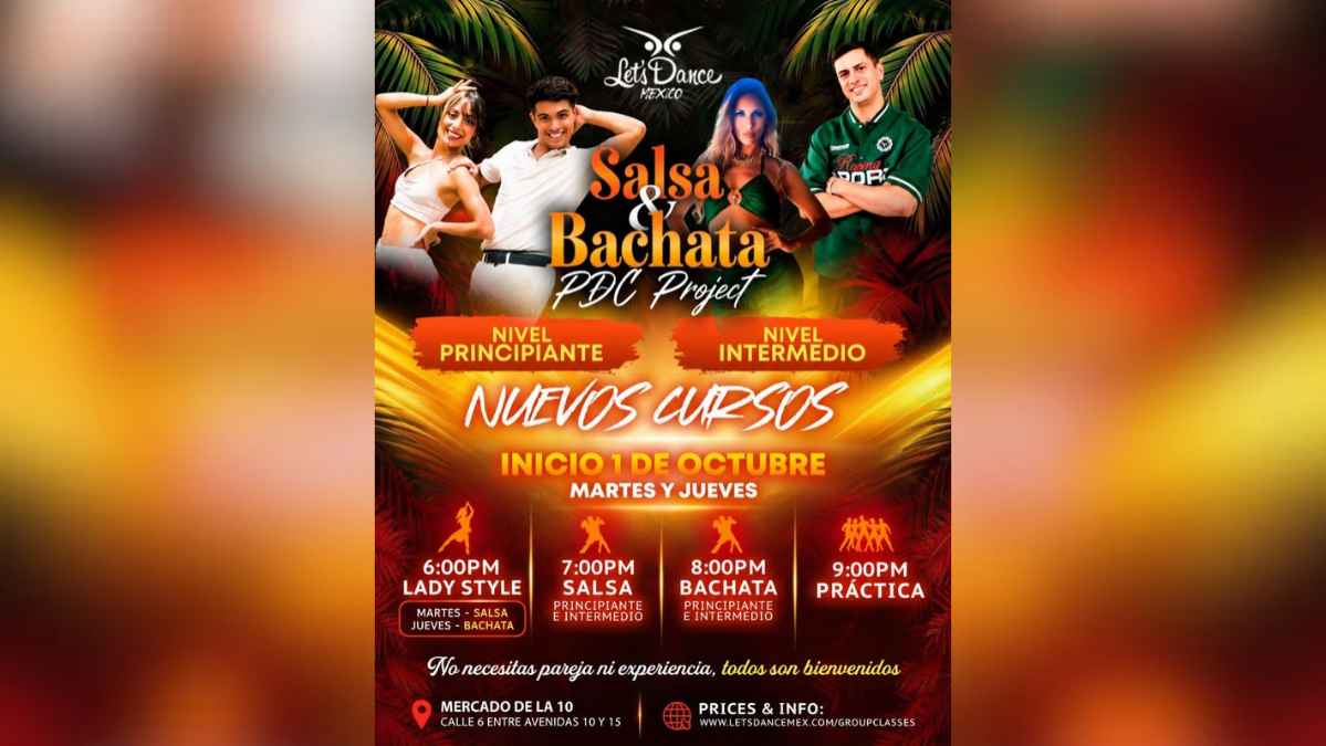 Salsa & Bachata Classes at Mercado de la 10