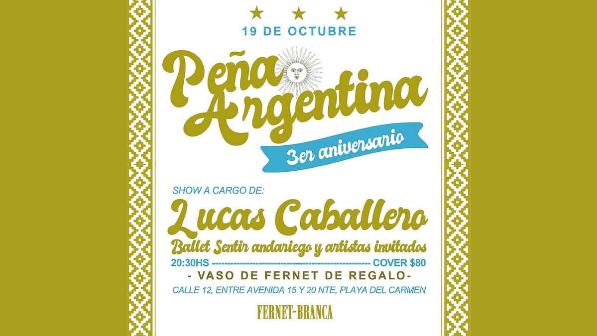 Peña Argentina: 3rd Anniversary Celebration