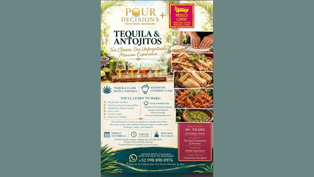 Mexican Cooking & Tequila Experience