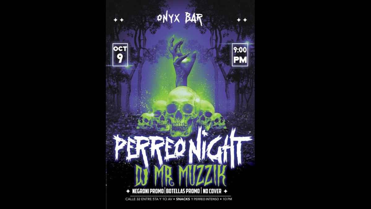 Perreo Night: Halloween Vibes at Onyx Bar