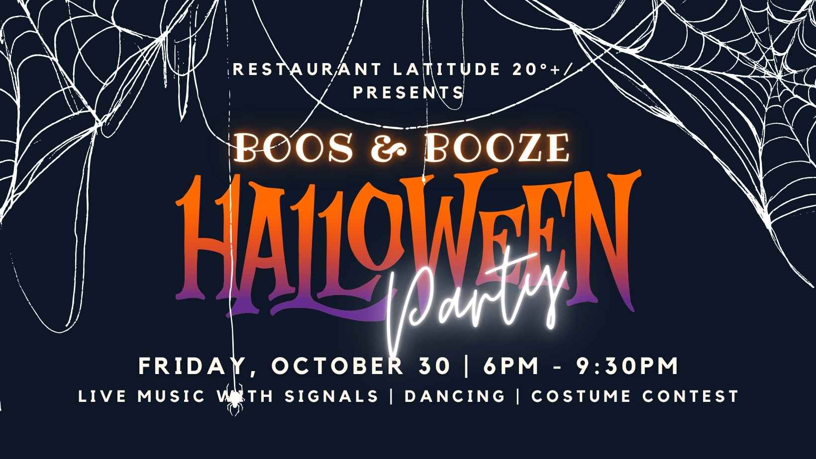 Boos & Booze Halloween Party at Latitude 20°