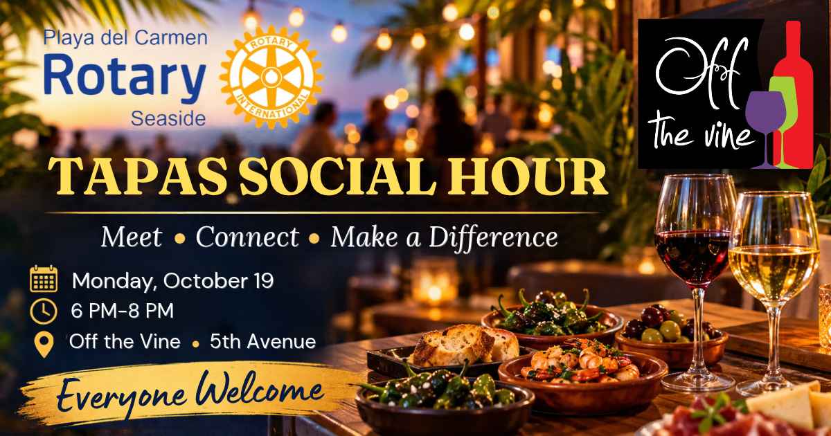 Seaside Rotary Club Tapas Social Hour