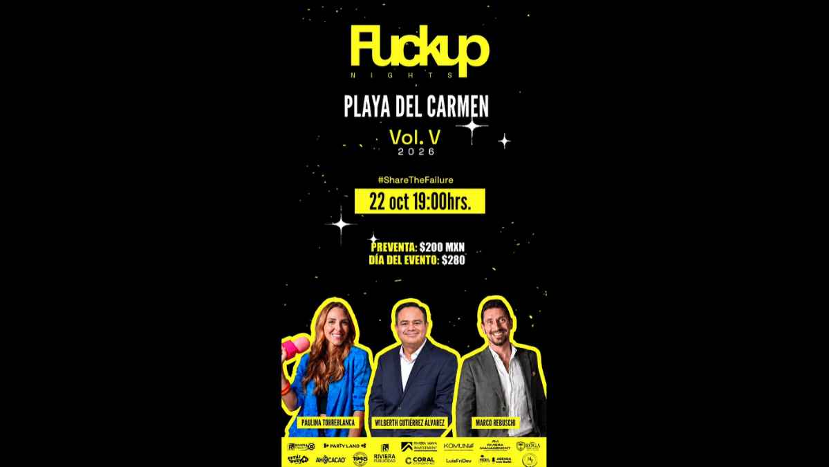 Fuckup Nights Playa del Carmen — Vol. V