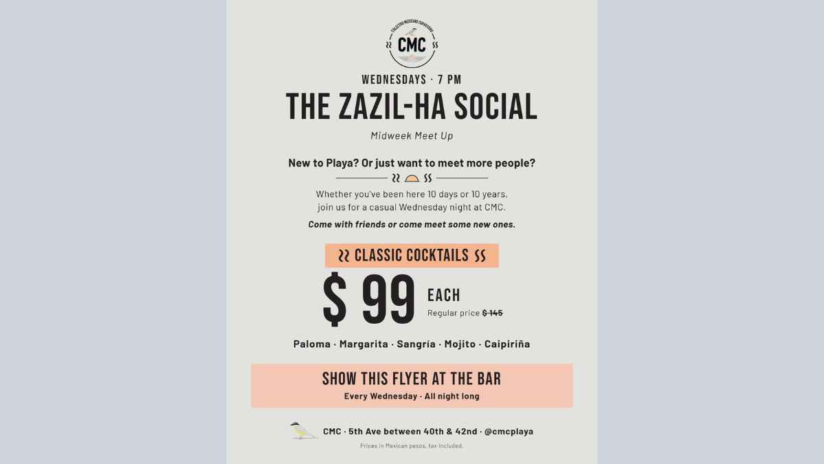 The Zazil-Ha Social Meet-Up at CMC