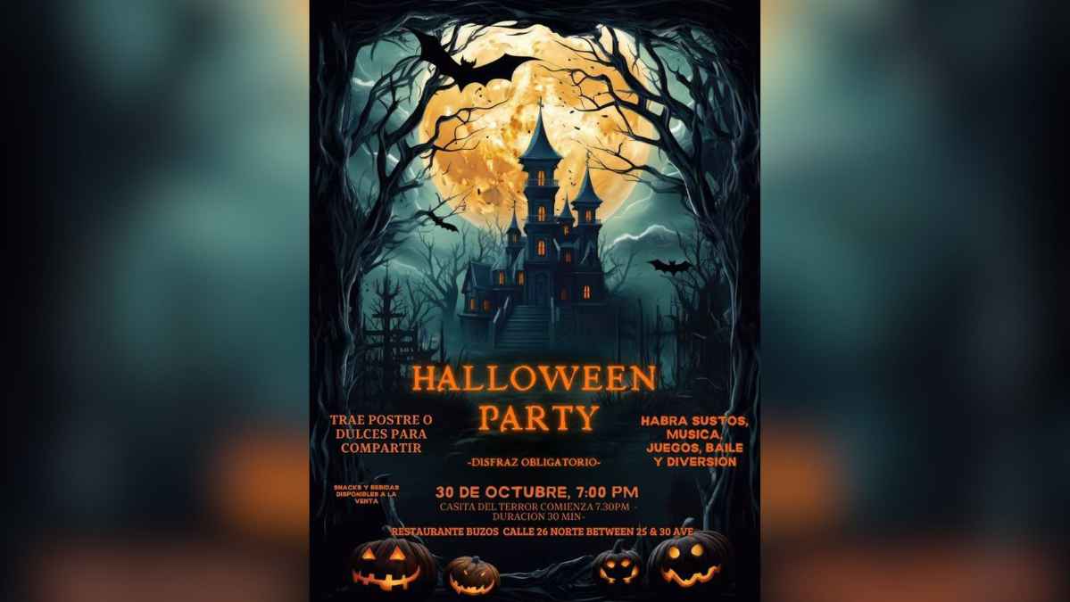 Halloween Party & Haunted House at Buzo's