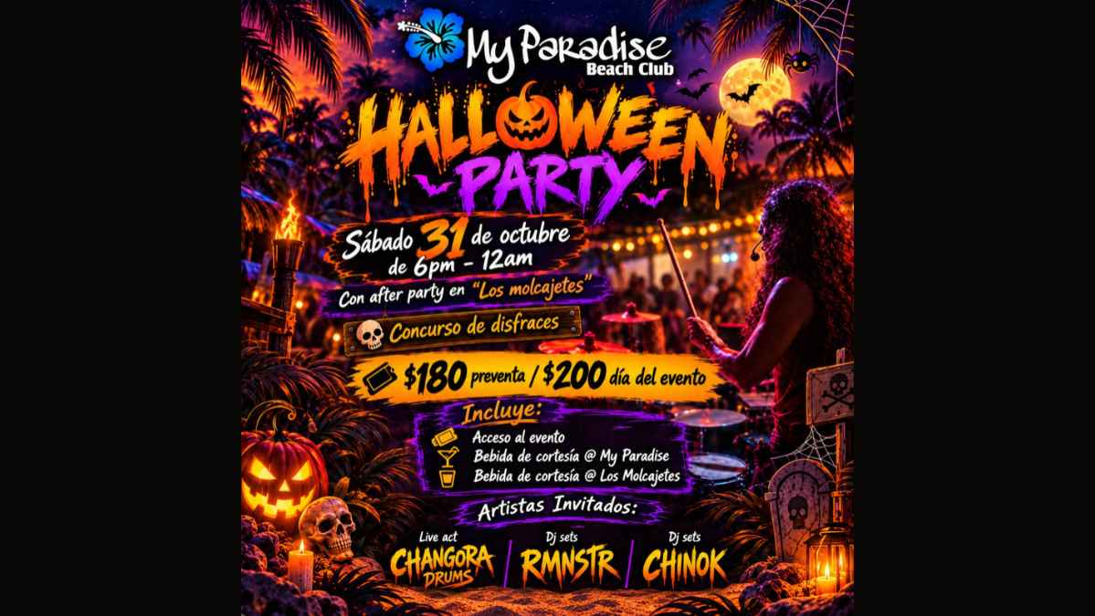 Halloween Party at My Paradise Beach Club 