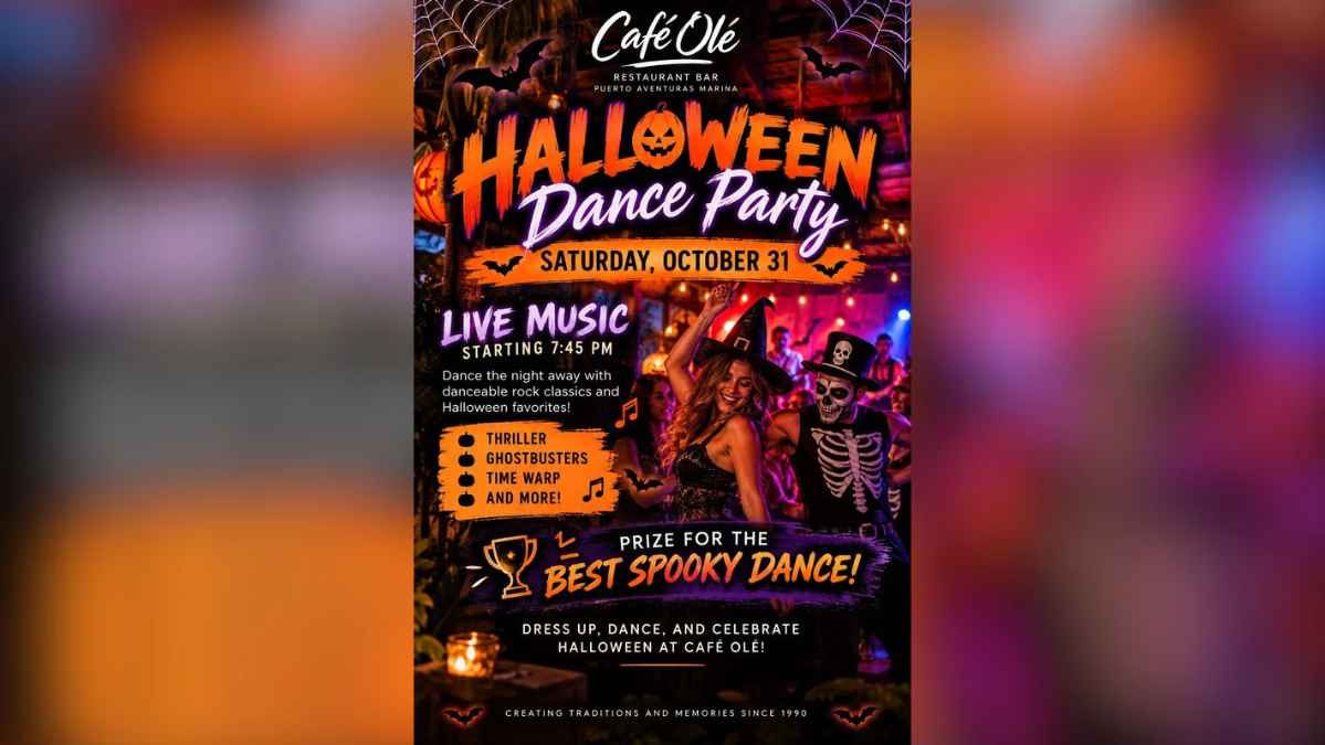 Live Music & Spooky Dance Contest at Cafe Olé