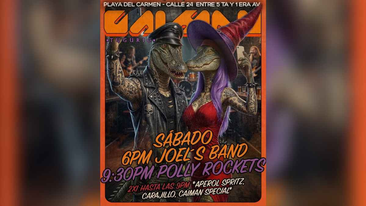 Joel's Band and Polly Rockets at Caimán Tugurio