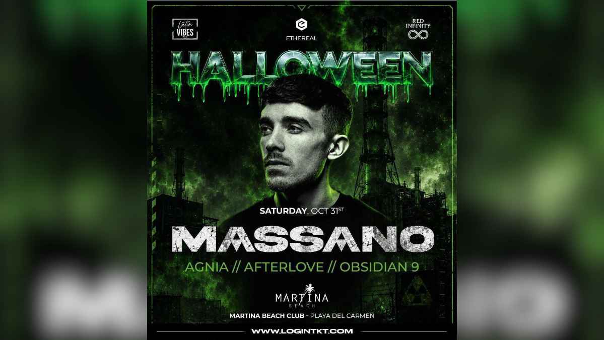 Halloween with Massano at Martina Beach Club
