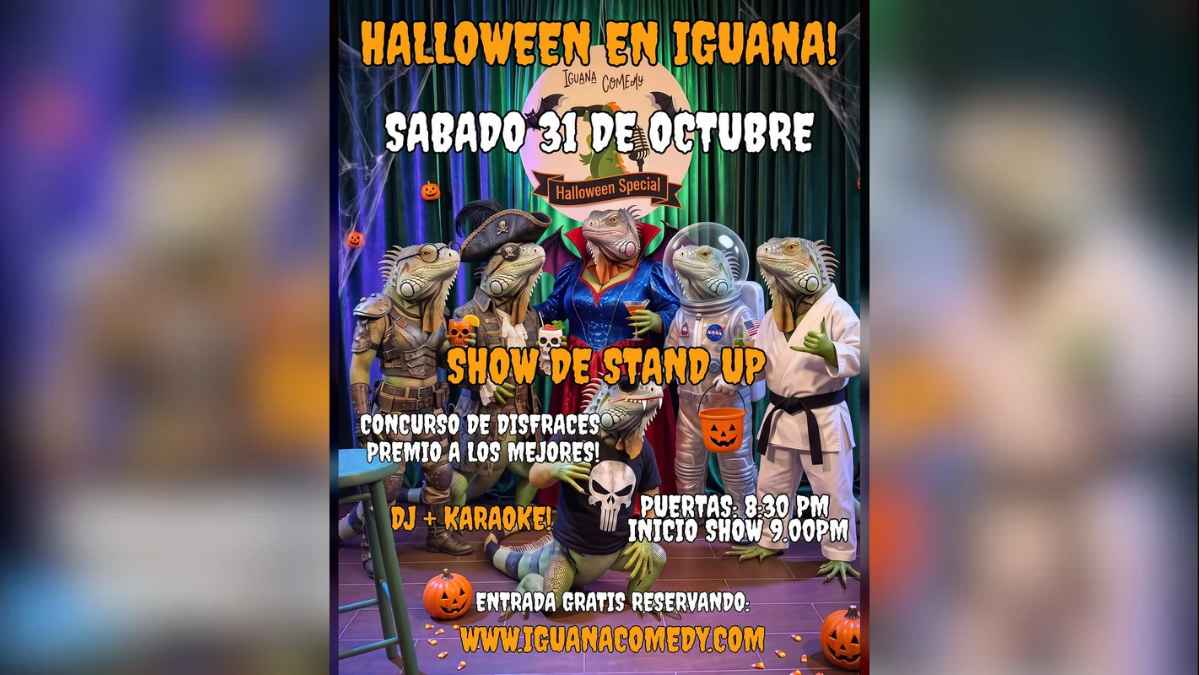 Halloween at Iguana Comedy — Stand-Up, Costumes & Karaoke